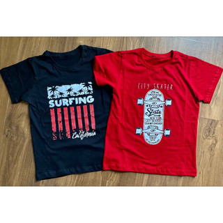 Camiseta Infantil Menino Kit 2 Camisetas - Criança Guri em Malha Algodão