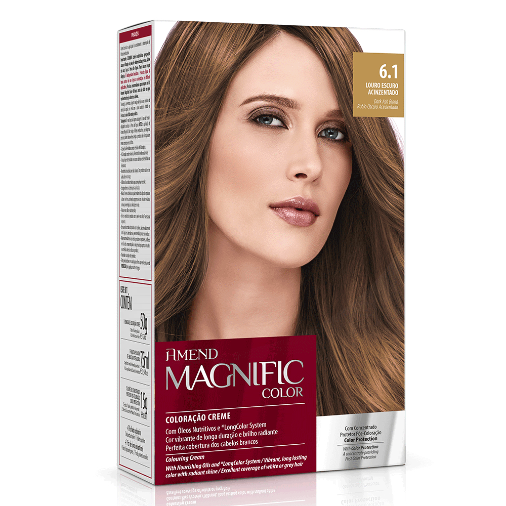 Amend Coloração Magnific Color 6.1 Louro Escuro Acinzentado