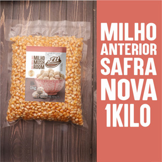 Milho Mushroom 1 Kilo Nova Safra Super Grão Pipoca Gourmet Doces Embalagem Vacuo