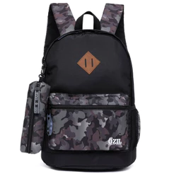 Mochila Bolsa Streetwear Camuflada Notebook Reforçada Ozil