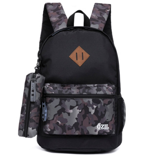Mochila Bolsa Streetwear Camuflada Notebook Reforçada Ozil em Oferta na Shopee