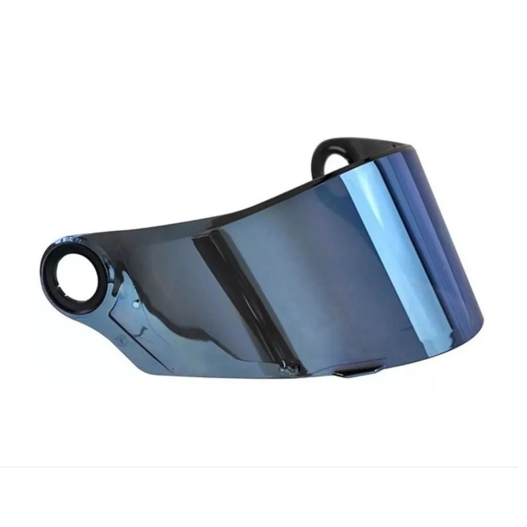 Viseira 2.2 Injetada Compatível Capacete LS2 FF358 / FF396 e Helt Strada Iridium Azul Blue