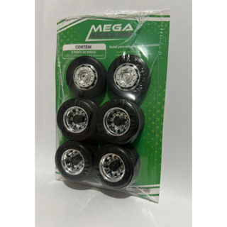 Kit 3 Pares de Rodas com dianteira Alcoa , escala 1/32 em Oferta na Shopee