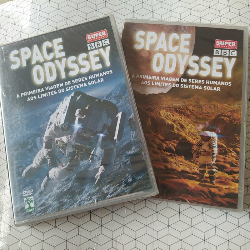 Dvds originais lacrados Space Odyssey A primeira viagem de seres humanos aos limites do sistema solar Filme 1 e filme 2