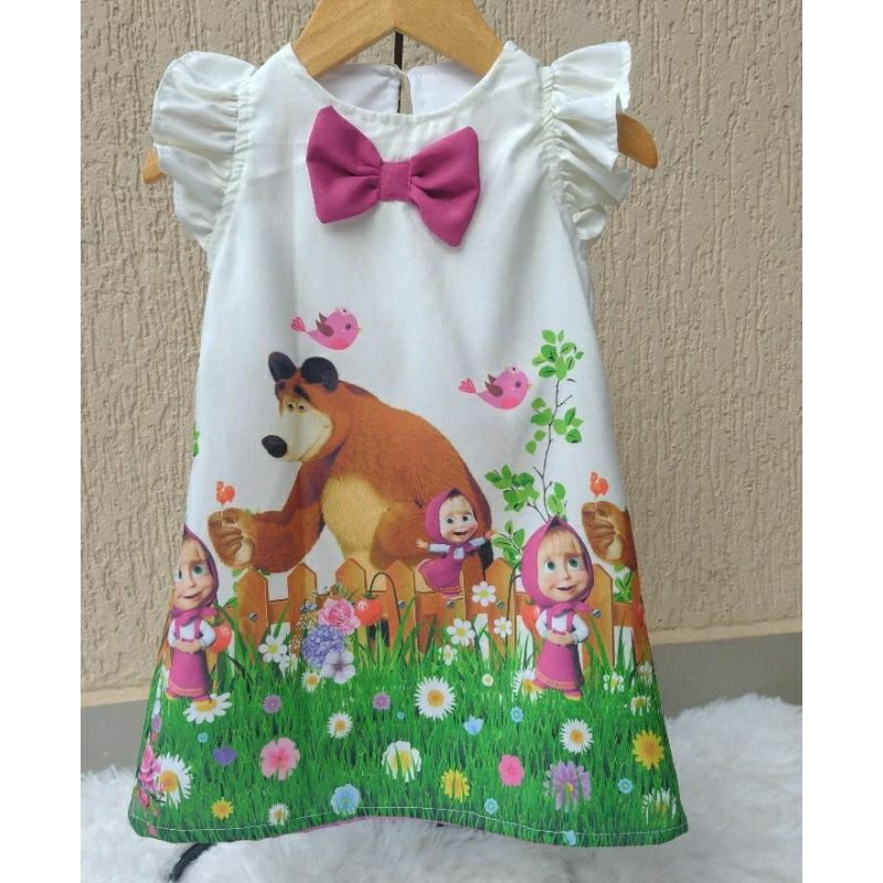 vestido mash urso trapezio