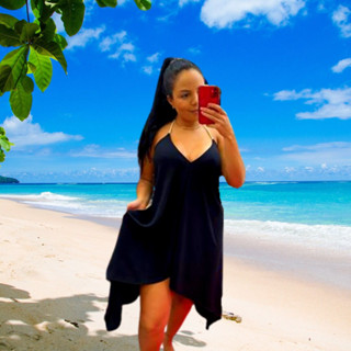 saída de praia - vestido pontas