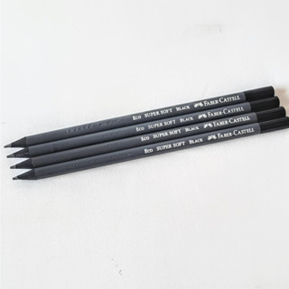 Kit c/ 4 Lápis Grafite Supersoft Black - FABER-CASTELL