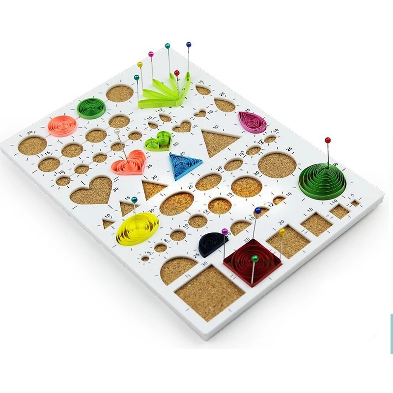 Molde Gabarito Com Cortiça Para Quilling