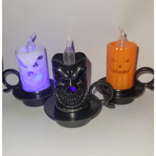 Vela Decorativa com led Para Halloween