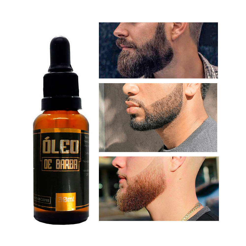 Óleo Para Barba 30ml Dulux Menta Hidrata e Fortalece Os Fios