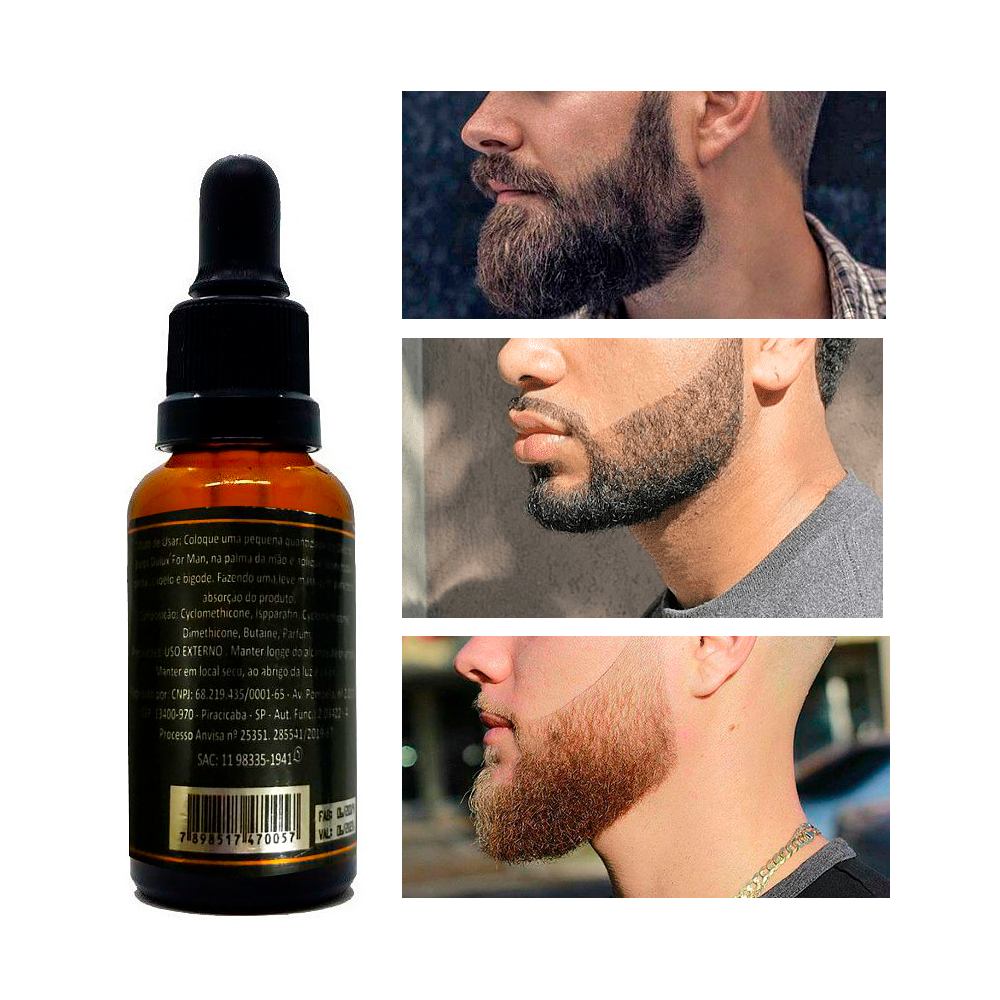 Óleo Para Barba 30ml Dulux Menta Hidrata e Fortalece Os Fios — imagem 2 de 2