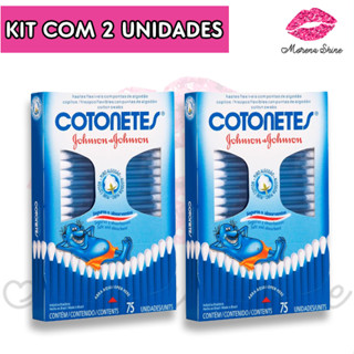 Kit 2 Hastes Flexíveis COTONETES® 75 unidades cada