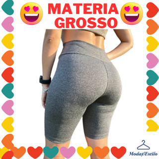 Bermuda Feminina Short Fitness Ciclista Academina Suplex Caminhada Plus Size