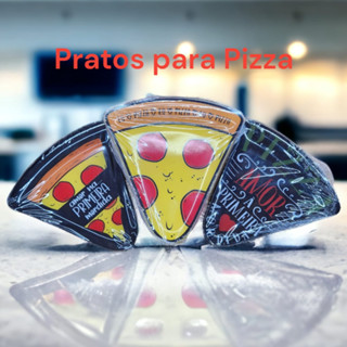 Pratos Para PIZZA, em Vidro Resistente, São Duas Unidades. Lindos