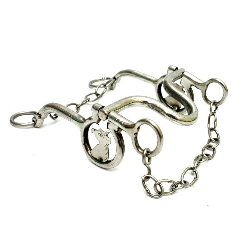 Freio Cavalinho Inox Luxuoso e Estiloso Cavalo Melhor