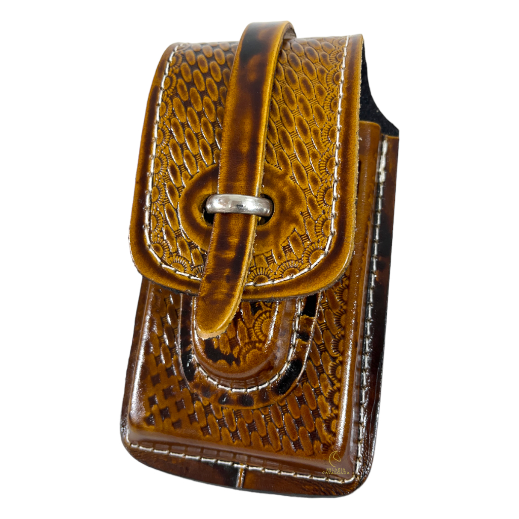 Capinha Bainha De Cintura Para Celular Universal Com Porta Esqueiro Canivete