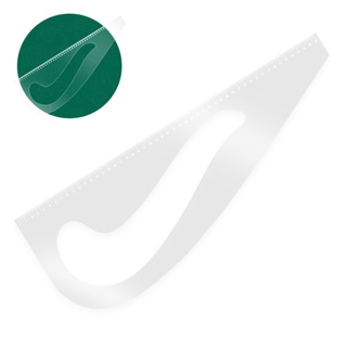 Regua Corte E Costura Modelagem Alfaiate Esquadro 50 Cm Acrílico Patchwork em Oferta na Shopee