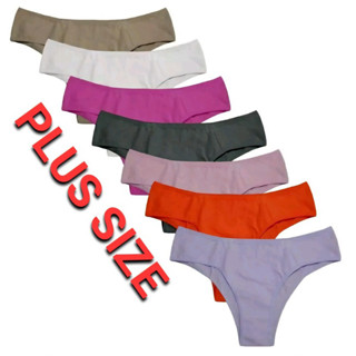 Kit com 10 Calcinha Plus Size de Algodão Tanga Grande Conforto