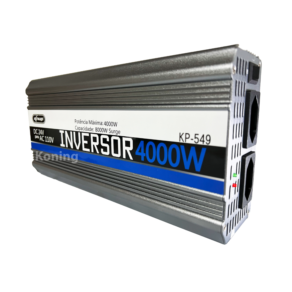Inversor De Tensão 24v 110v 4000w Knup Kp549 Transformador
