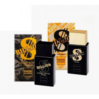 Conjunto com  1 Billion Masculino 100ml + 1 Cassino Royal 100ml