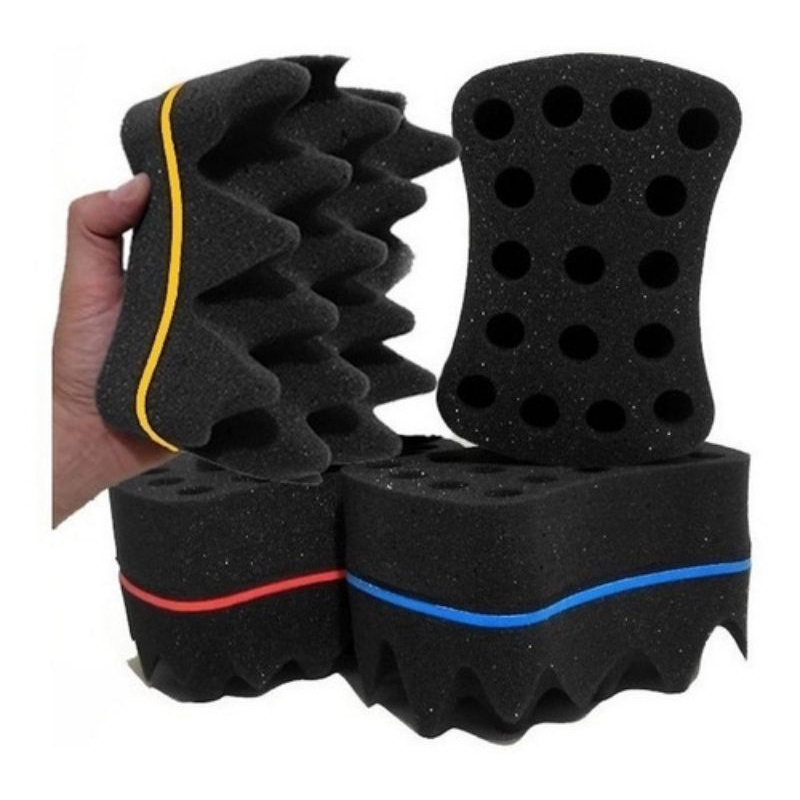 Esponja Nudred Dupla Waves Enrolar Cabelo Afro Black Power — imagem 2 de 2