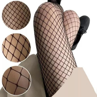 Meia Calça Arrastão Preto Feminina Moda Fashion 8502