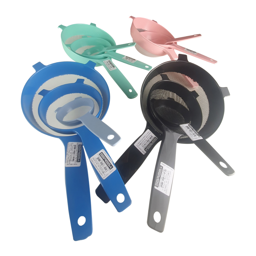 Kit Peneiras de Plástico 3 peças - Mini, Pequena e Média