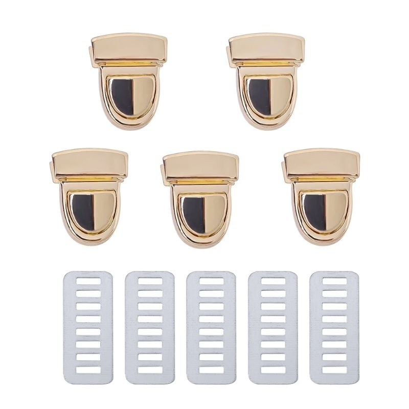 Fecho de bolsa zamac com 6 unidades