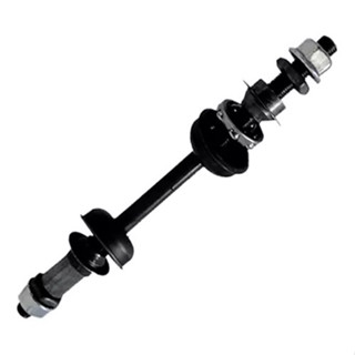 Eixo Traseiro Marcha 175mm para Bicicleta – Preto Completo com Caixa e Colar de Aço Alta Resistência em Oferta na Shopee
