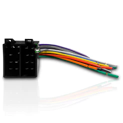 Chicote Conector Iso 16 Vias Plug Universal Macho Multimidia