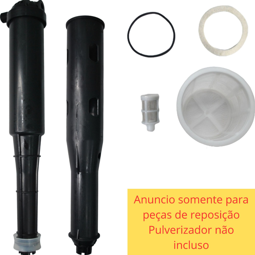 Kit cilindro de ar completo filtro anel vedação o-ring pulverizador manual brudden