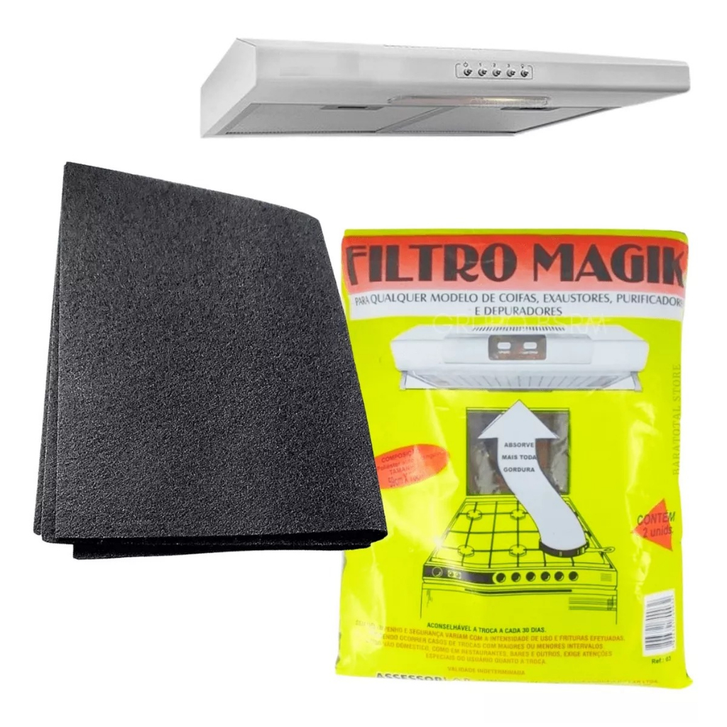 Filtro Depurador De Ar Colormaq universal Sugar 100% Gordura - Oferta! Envio imediato fogão