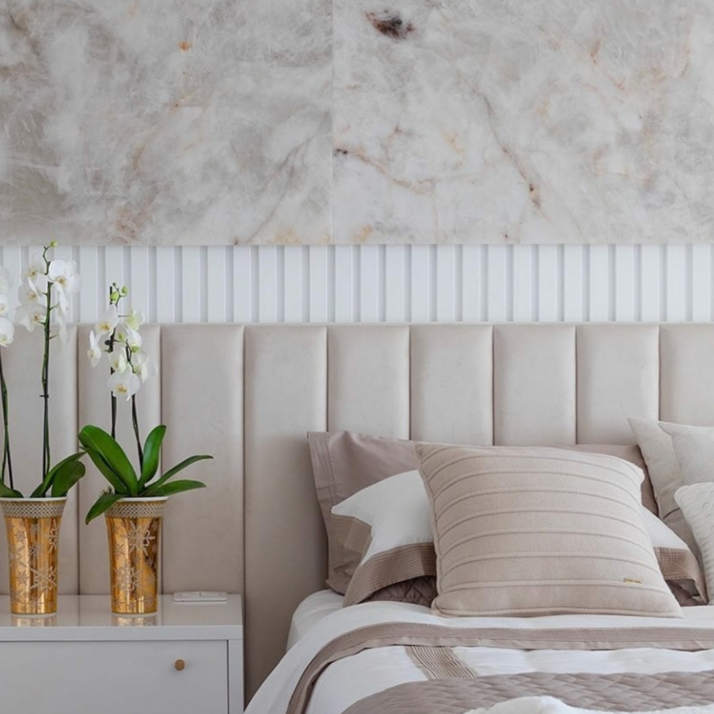Placas Modulares Maiores para Cabeceira estofada Viena em Oferta na Shopee