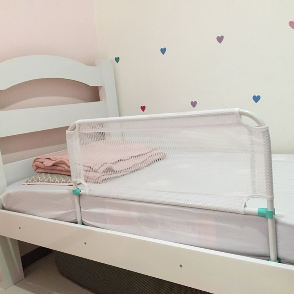 Grade De Cama Com Tela De Segurança Bebês