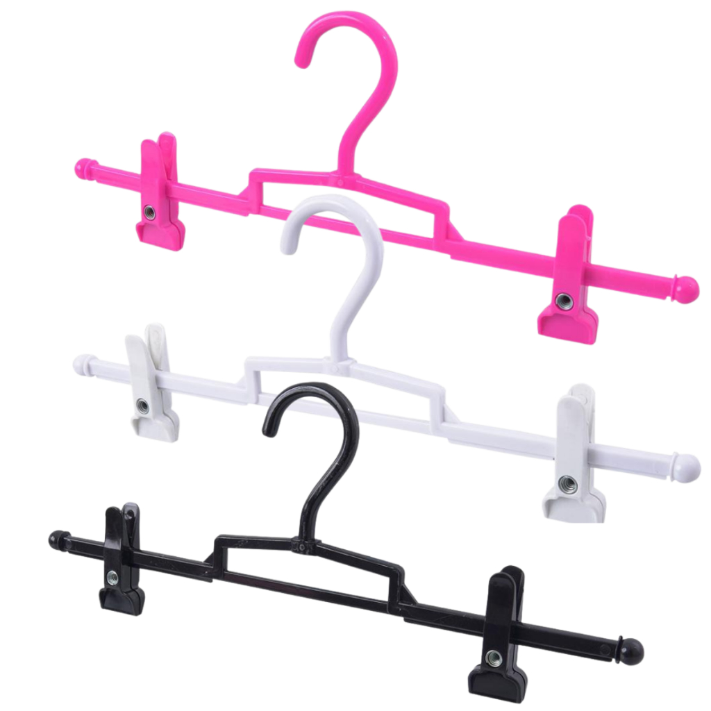 24 Cabides Color para Calças Blusas Saias - Escolha sua Cor em Oferta na Shopee