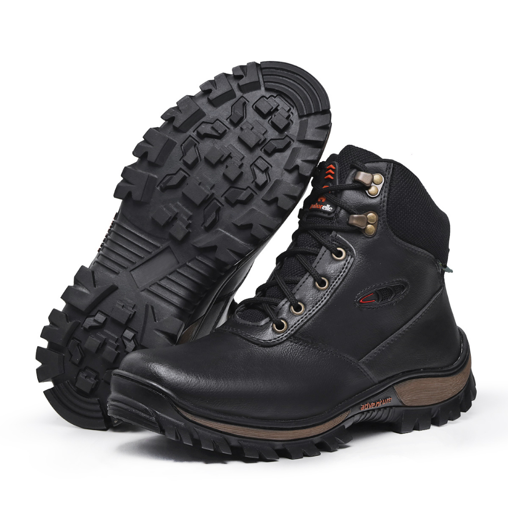 Bota Coturno Adventure Masculino Trilha Rapel Confortável Biqueira Reforçada