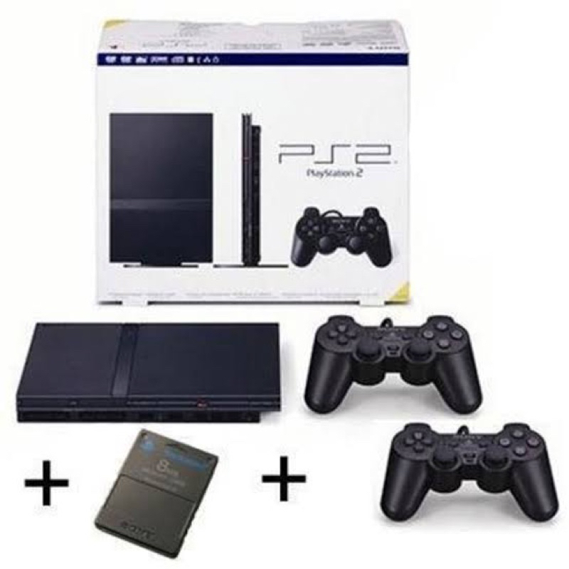 PlayStation 2 Completo com 2 controles e 5 Jogos