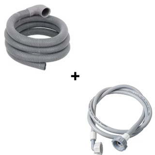 Mangueiras De Entrada E Saída De Água Lavadora Electrolux 5m em Oferta na Shopee