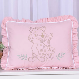 Almofada Decorativa Zoo Rosa Oncinha - 01 Peça
