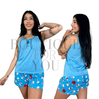 Short Doll Adulto Pijama Feminino Personagem 2.