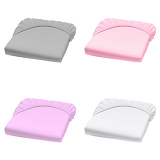Kit com 4 Lençol Avulso com Elástico Para Cama Montessoriana Algodão Bebê