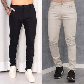 Calça Sarja Social Masculino Slim Fit com Lycra qualidade bom e entrega rápido lançamentos