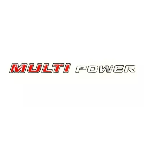 Emblema Adesivo Tampa Traseira Multipower Astra 93337091 Gm