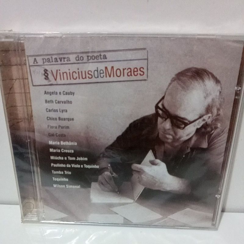 Cd Vinícius de Moraes A Palavra Do Poeta Lacrado de Fabrica original