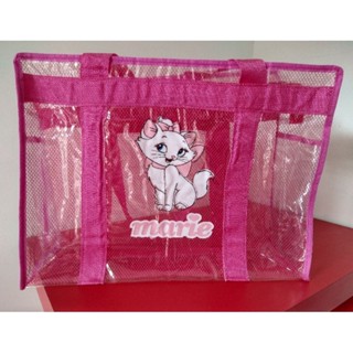 Bolsa/ Sacola de Jumbo GG transparente com bolsos nas laterais e com bolso de documentos. Bolsa reforçada