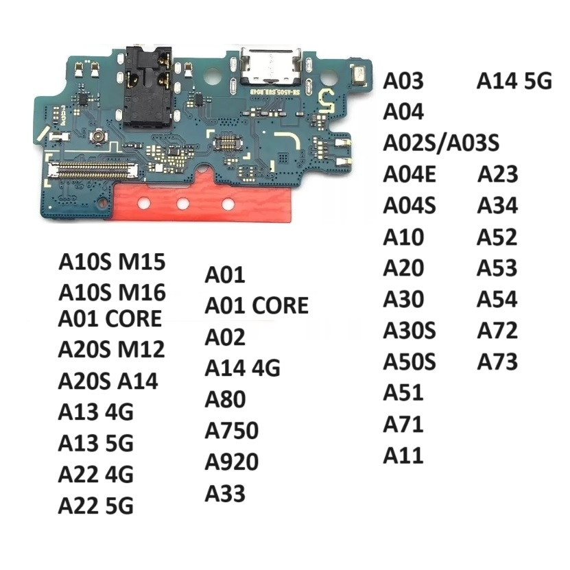 Placa de carga turbo modelos variados A01 CORE A01 A02 A03 A22 A10 A10S A12 A13 A20 A30 A50S A51 A71