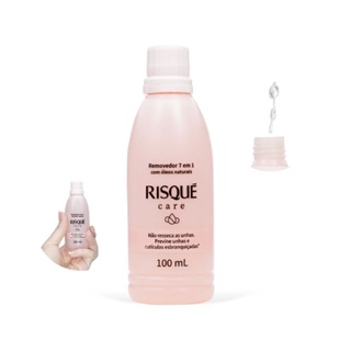 Removedor de Esmalte 7 em 1 Hidratante Risqué Care100ML Novidade em Oferta na Shopee
