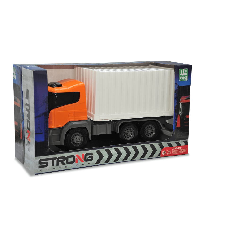 Caminhão Strong Container Sortidos 2003 - Nig Brinquedos