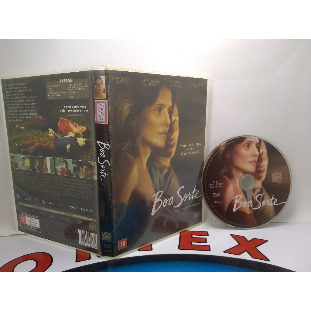 Dvd Boa Sorte Carolina Jabor Cinema Nacional