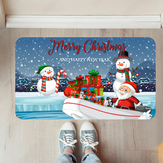 Tapete Natalino Decorativo para Porta Antiderrapante - Feliz Natal (tap natal 133) em Oferta na Shopee